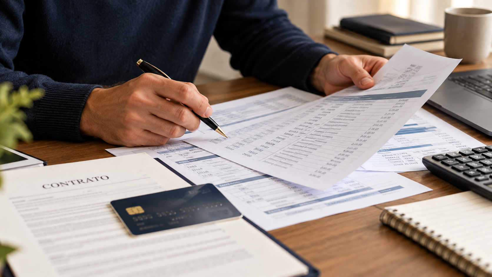 Documentación necesaria para revisar una tarjeta revolving